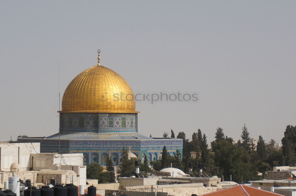 Similar – Image, Stock Photo Dome of the Rock in the Temple District of Jerusalem