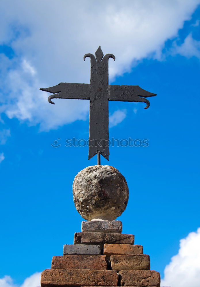 Similar – Embrace the Cross Statue