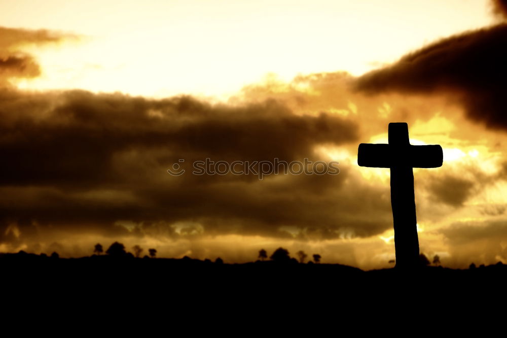 Similar – cemetery sunset Hallowe’en