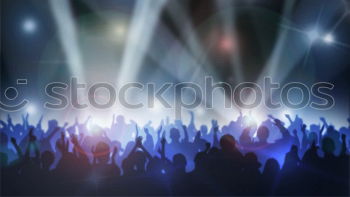 Similar – Image, Stock Photo Crowd at concert Acoustic