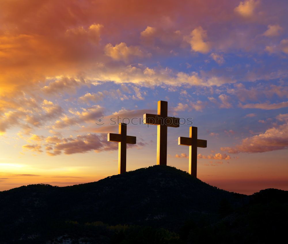 Similar – Image, Stock Photo Mt. Soledad 2 War monument