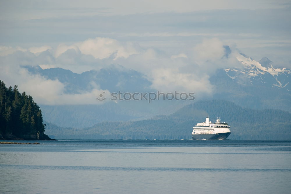 Similar – Image, Stock Photo View of the Storfjord in Norway