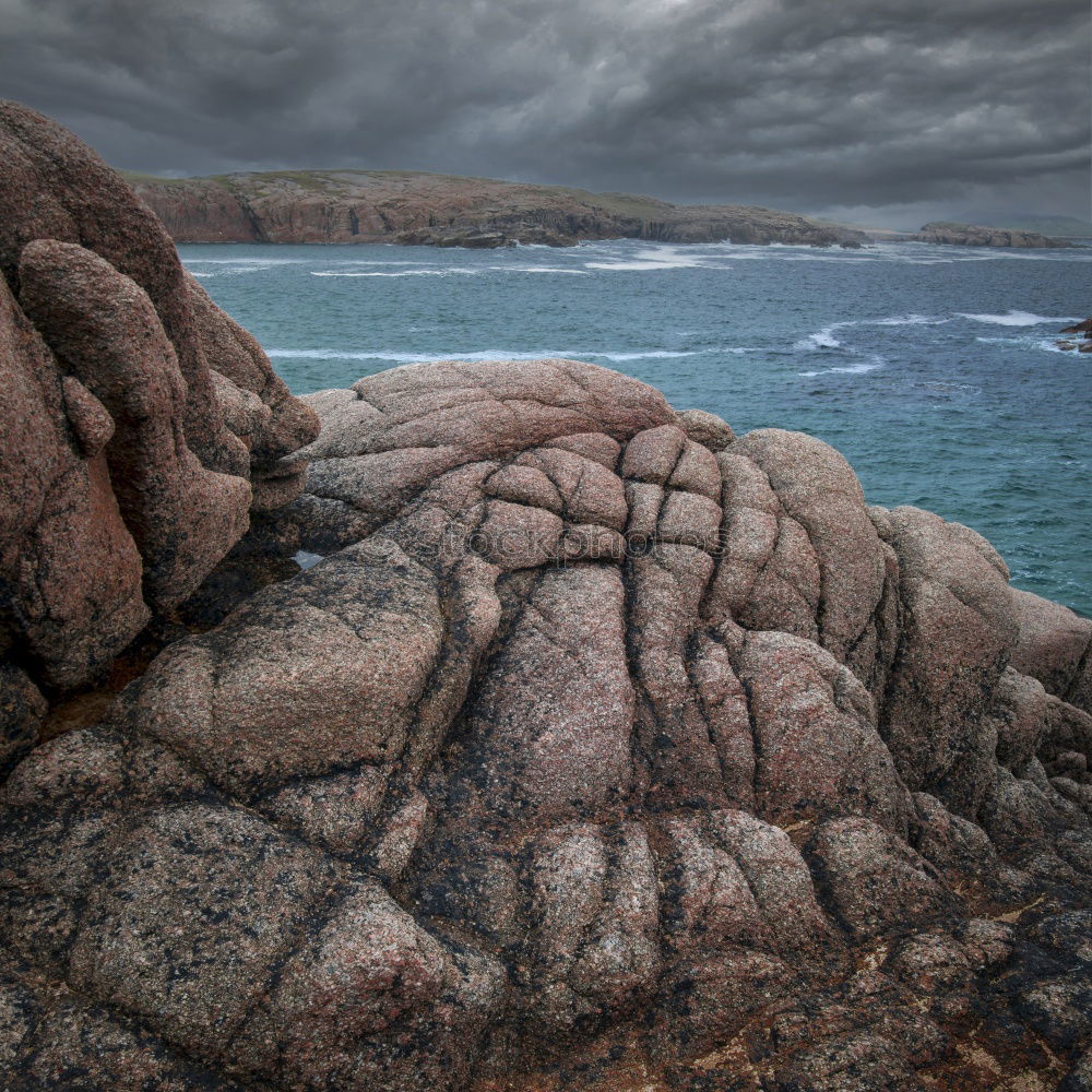 Similar – Image, Stock Photo Clachtoll Beach and campsite in Scotland