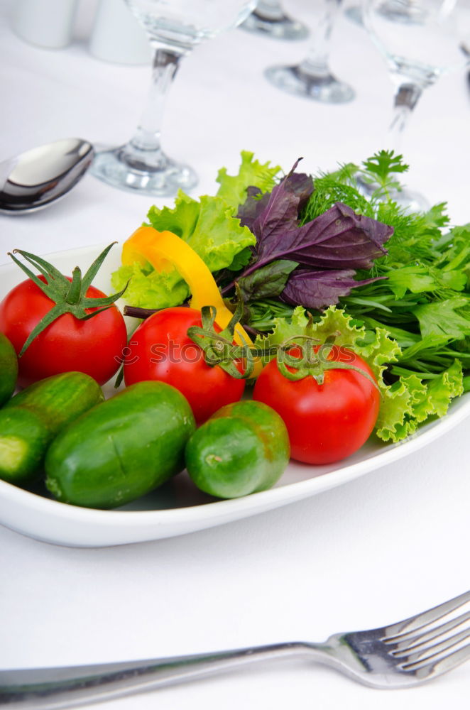 Similar – Image, Stock Photo Raw squid ink pasta and vegetables