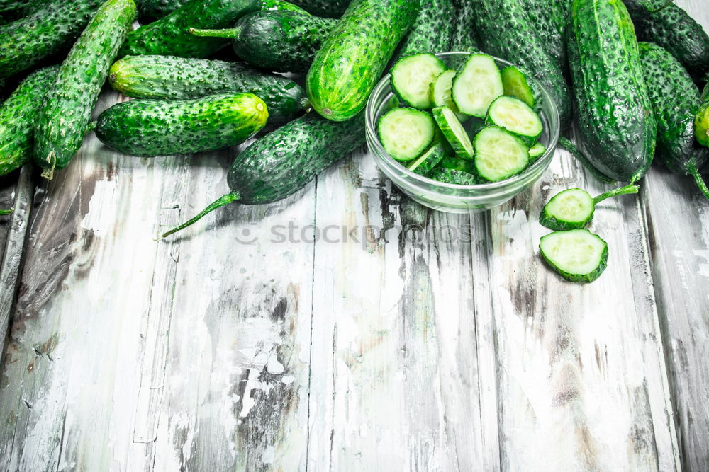 Similar – Pickling cucumbers with home garden vegetables and herbs