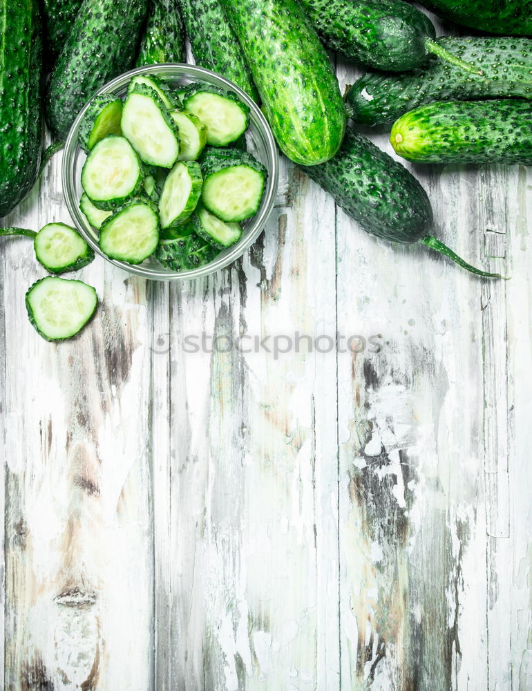 Similar – Pickling cucumbers with home garden vegetables and herbs