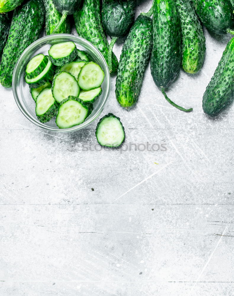 Similar – Pickling cucumbers with home garden vegetables and herbs