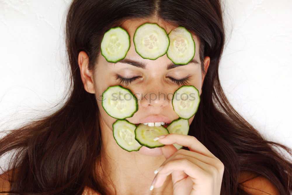 not so young caucasian woman reaching the end of her watermelon