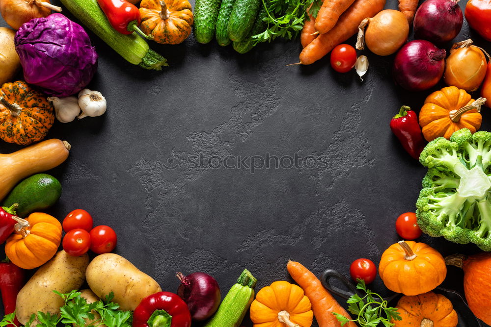 Similar – Image, Stock Photo Fruits and Vegetables Food