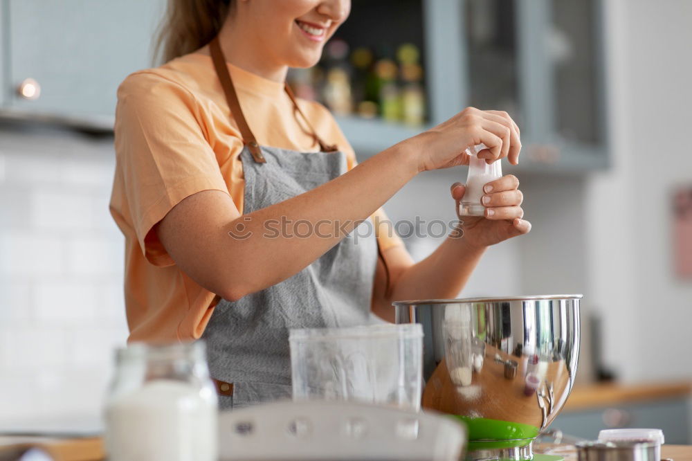 Similar – Image, Stock Photo woman chef preparing a recipe