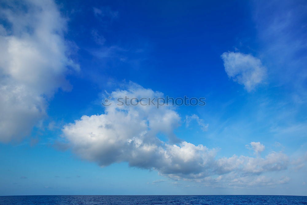 Similar – Image, Stock Photo into the blue Ocean Buoy