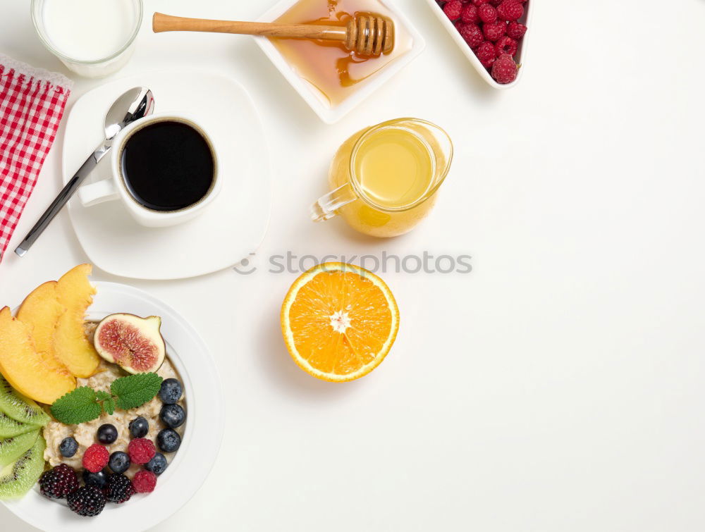 Similar – Image, Stock Photo ingredients of a tasty breakfast