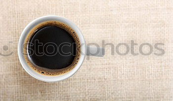 Similar – Two woman hands holding empty latte cappuccino coffee cup