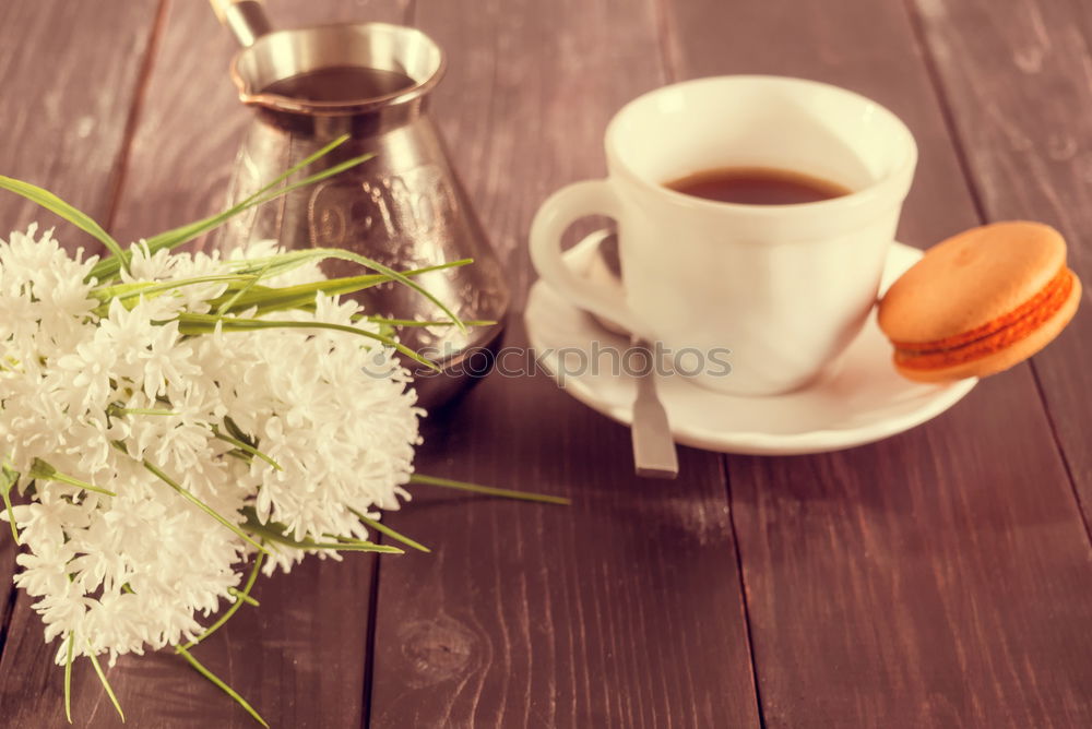 Similar – Image, Stock Photo cup of coffee on a saucer