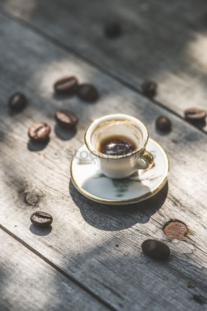 Similar – Image, Stock Photo Hand drip coffee, pouring water on coffee ground with filter drip style