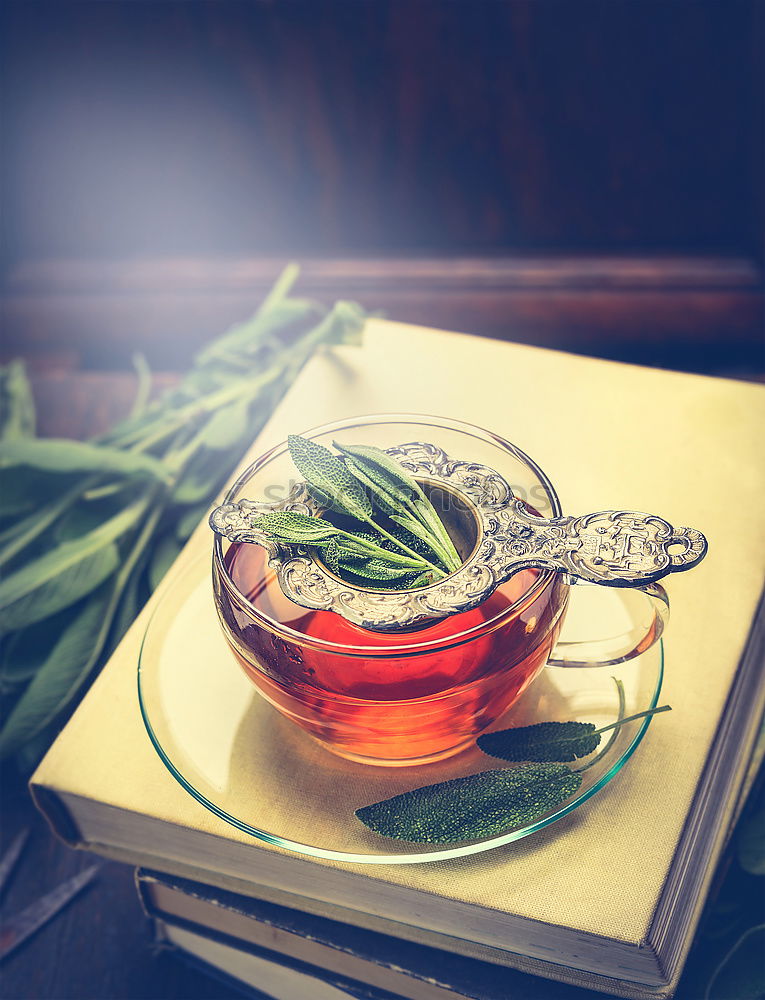 Similar – Image, Stock Photo Herbal tea with sage Food