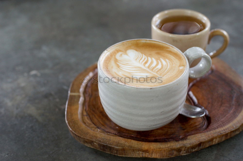 Similar – Image, Stock Photo cappuccinos Coffee