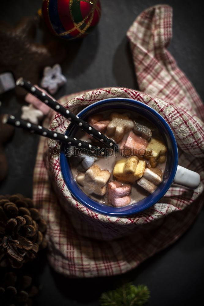 Similar – Mulled wine with dried fruits on winter decoration