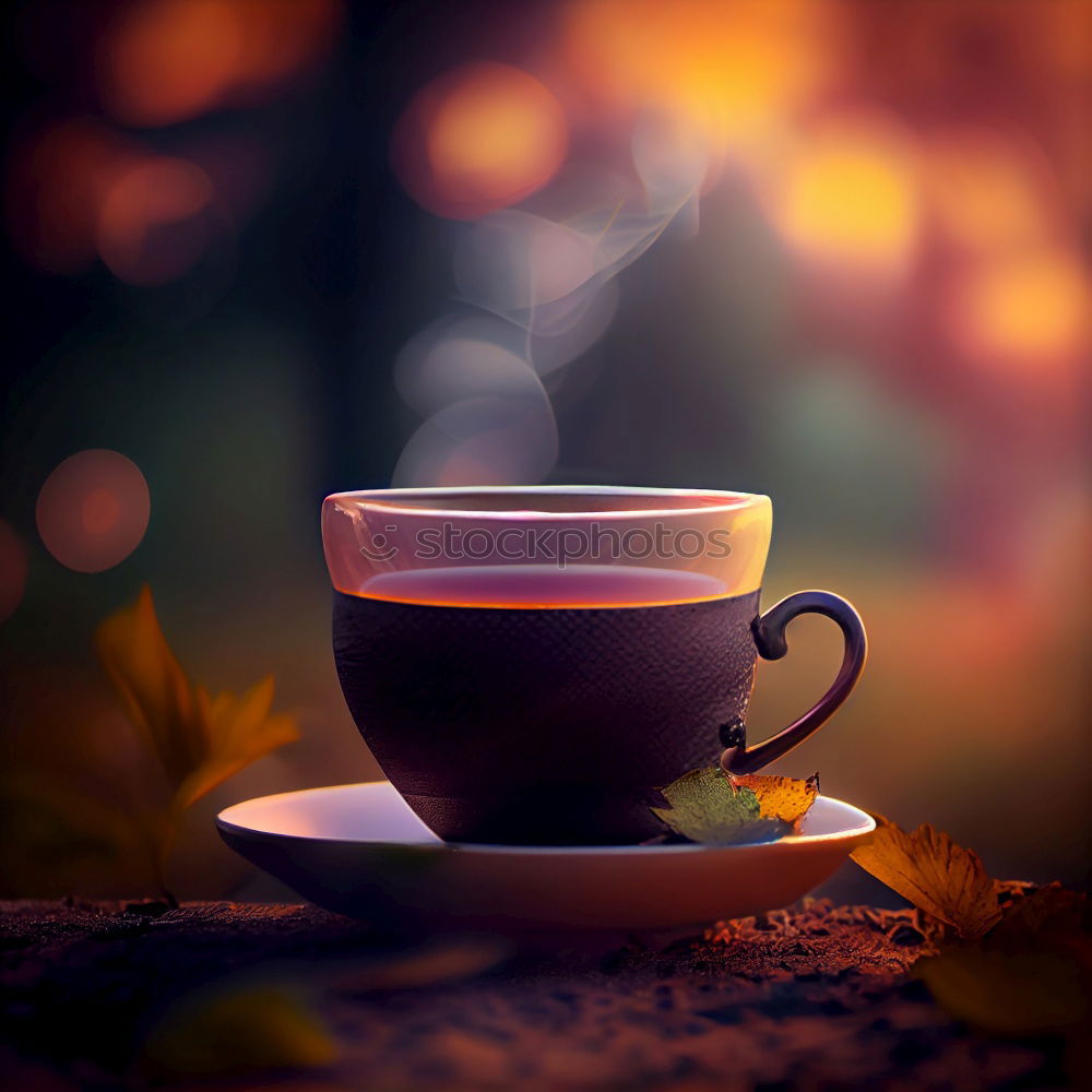 Similar – autumn To have a coffee