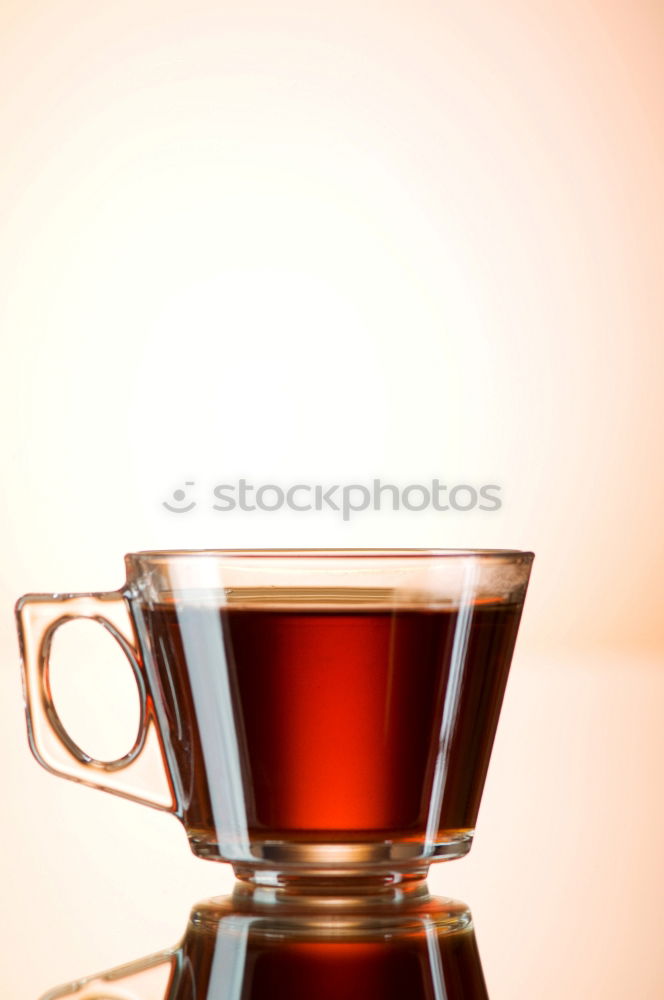 Similar – Image, Stock Photo Two woman hands holding empty finished cup of black tea