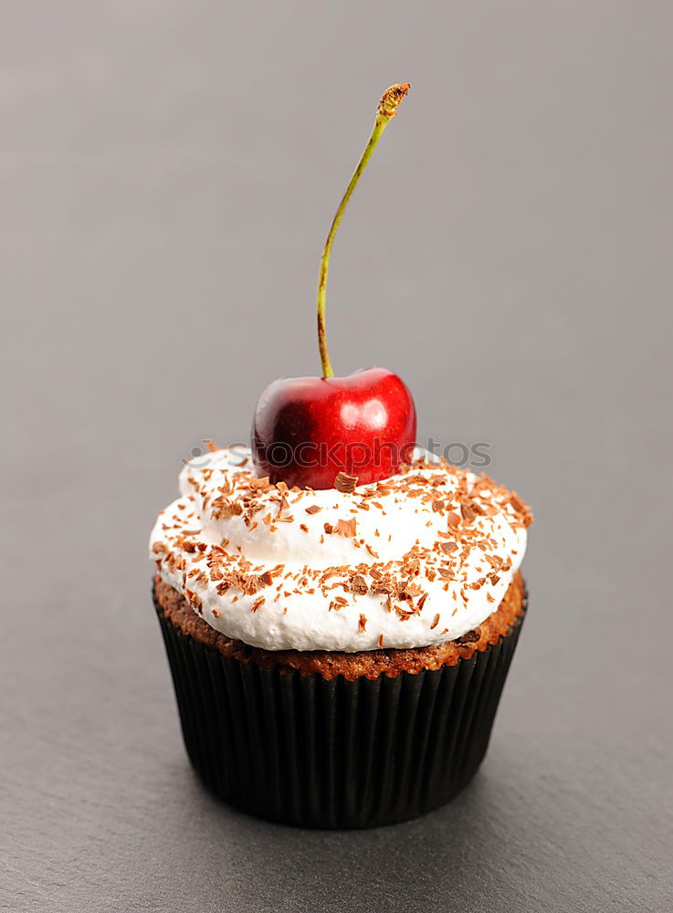 Similar – Image, Stock Photo Christmas cupcake on white wood