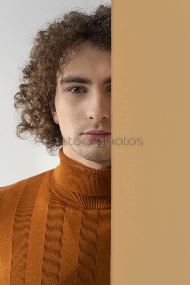 Similar – Young man with coffee on street