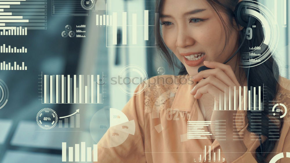 Similar – Image, Stock Photo Portrait of young stylish Asian woman