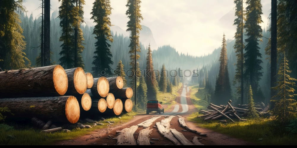 Similar – Image, Stock Photo energisch Holz Wald