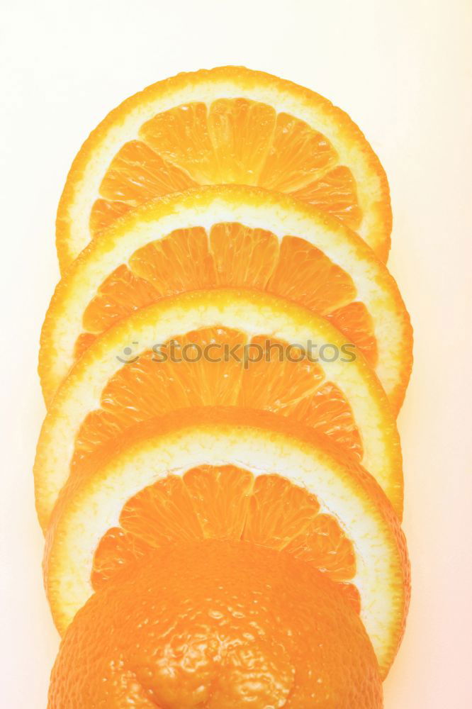 Similar – Smiling woman between slices of orange