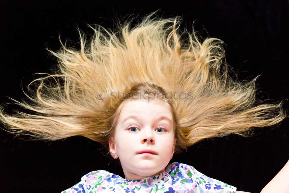 Similar – face of a teenager; hair and body in white