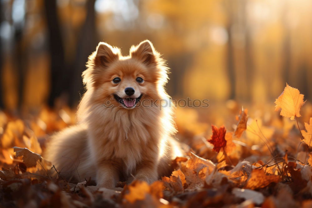 Similar – Image, Stock Photo Dog in autumn Animal