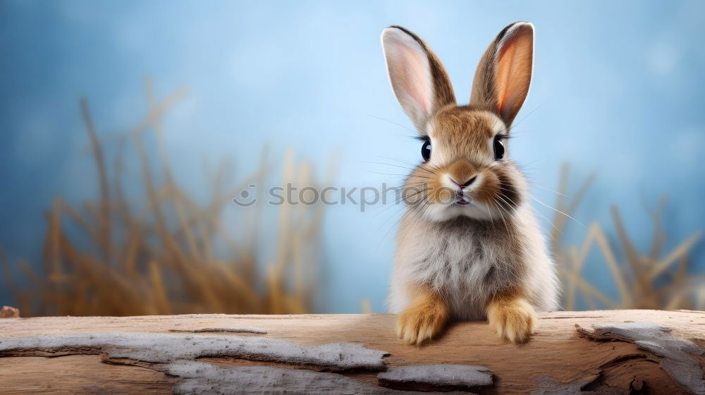 Similar – Image, Stock Photo Rabbit sitting on snow