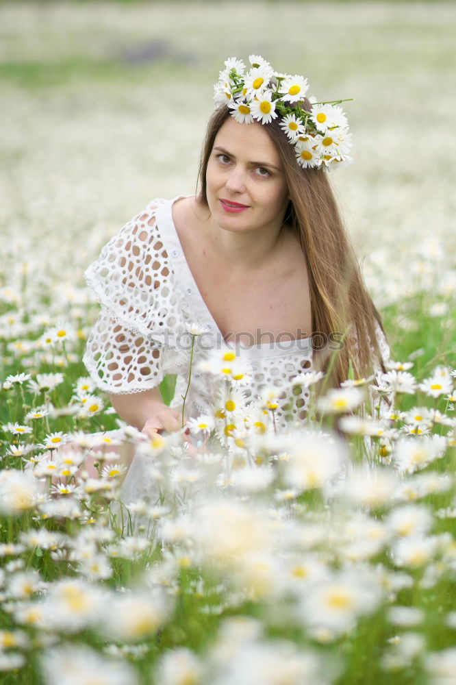 Similar – Image, Stock Photo 1100 | flower girl