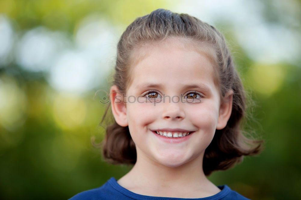 Cute little girl on the park