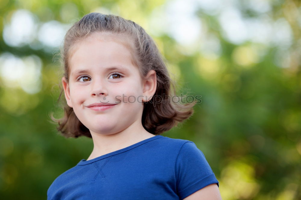 Cute little girl on the park