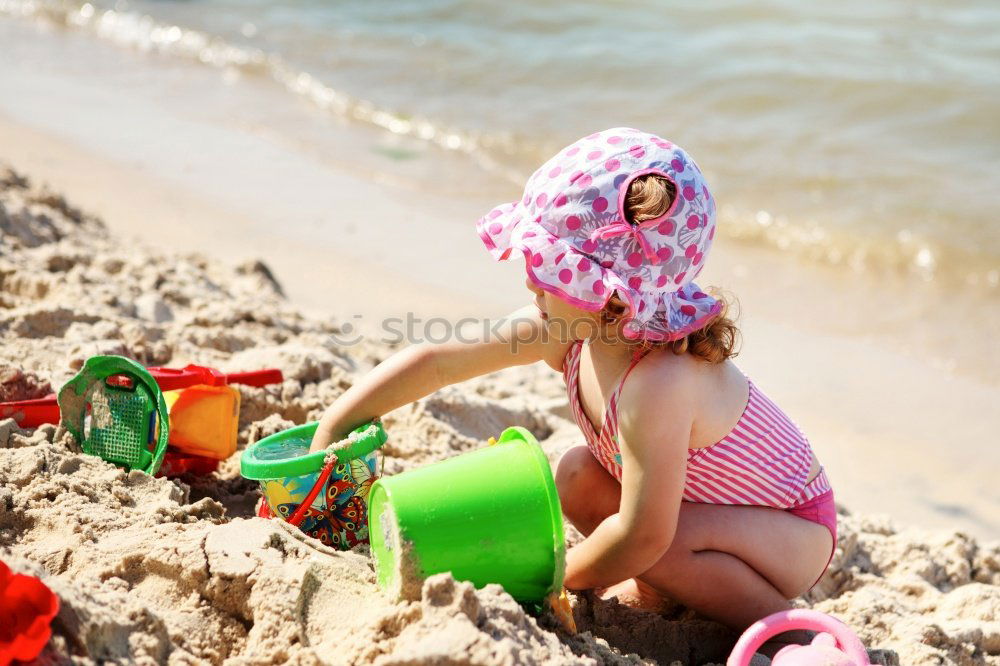 Similar – Image, Stock Photo Little girl holding starfish