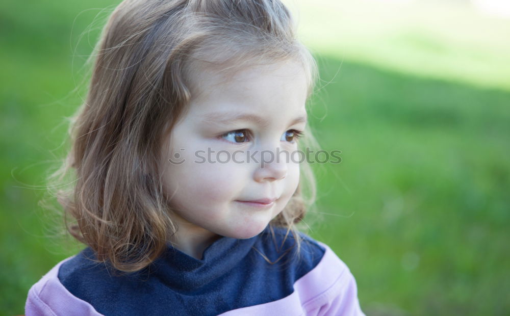 Similar – Kid girl playing with garden sprinkler