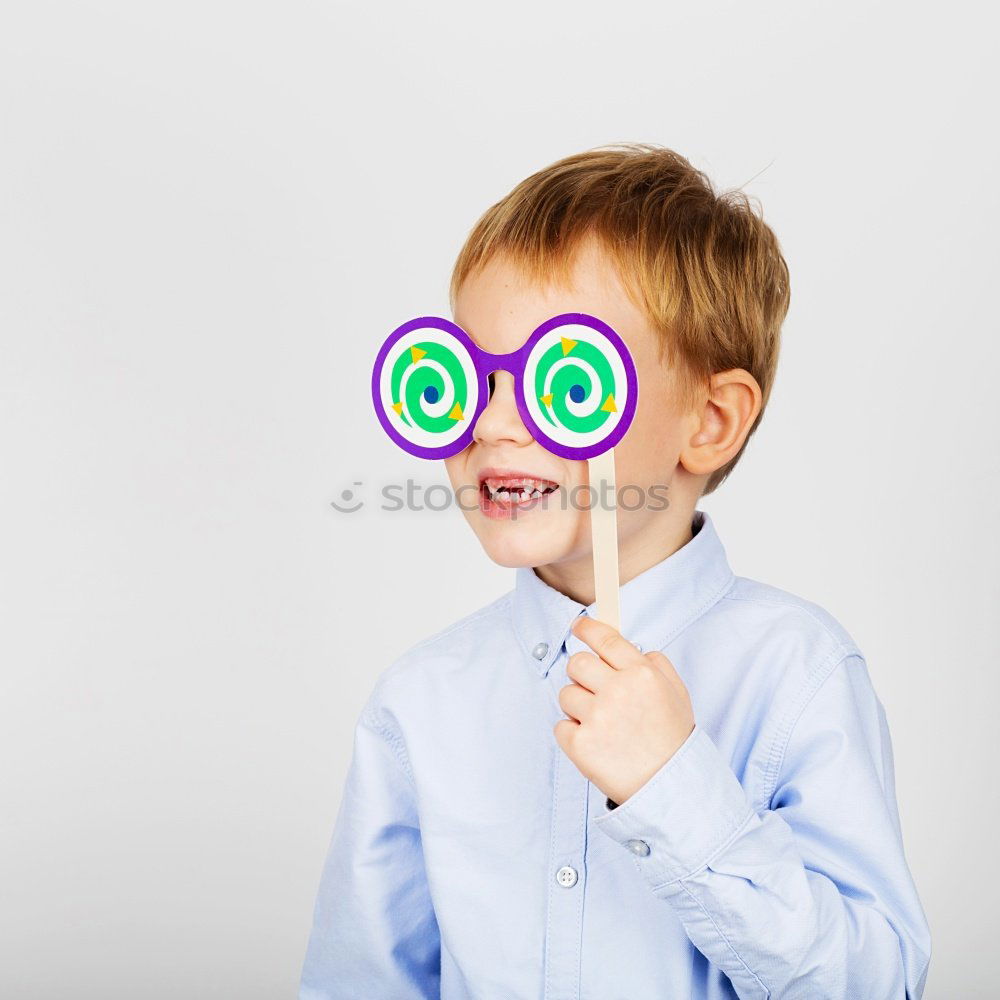 Similar – Image, Stock Photo smiling child holding a blackboard