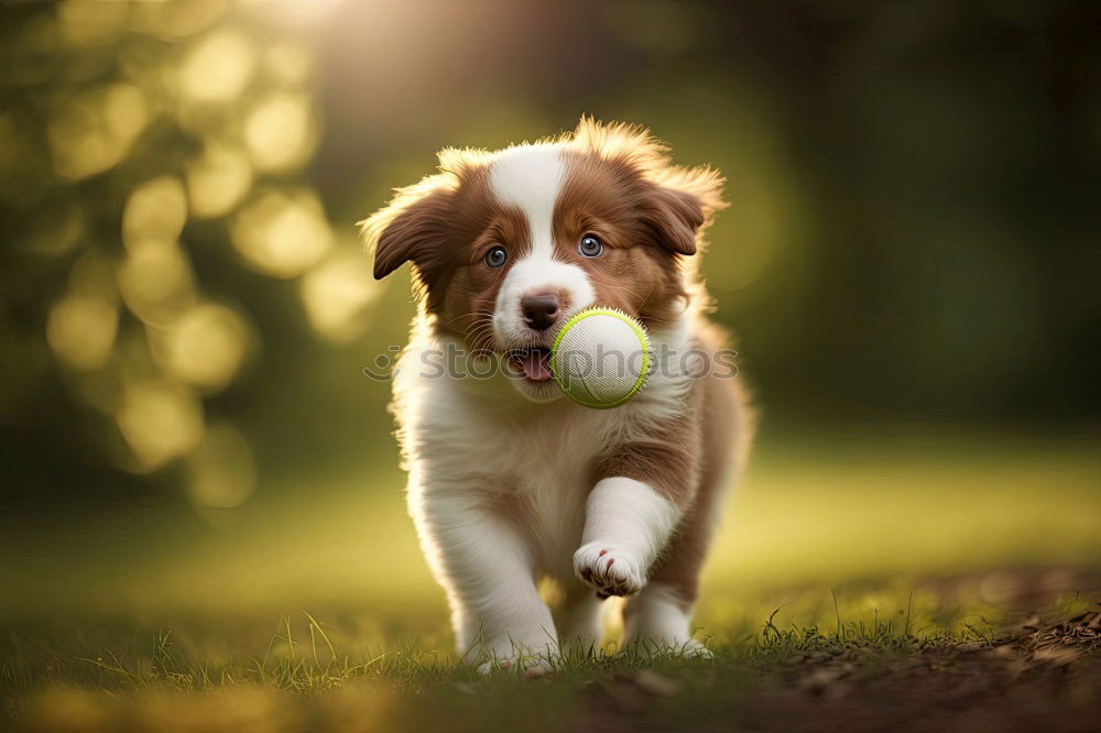 Similar – Image, Stock Photo Curious puppies Animal Pet