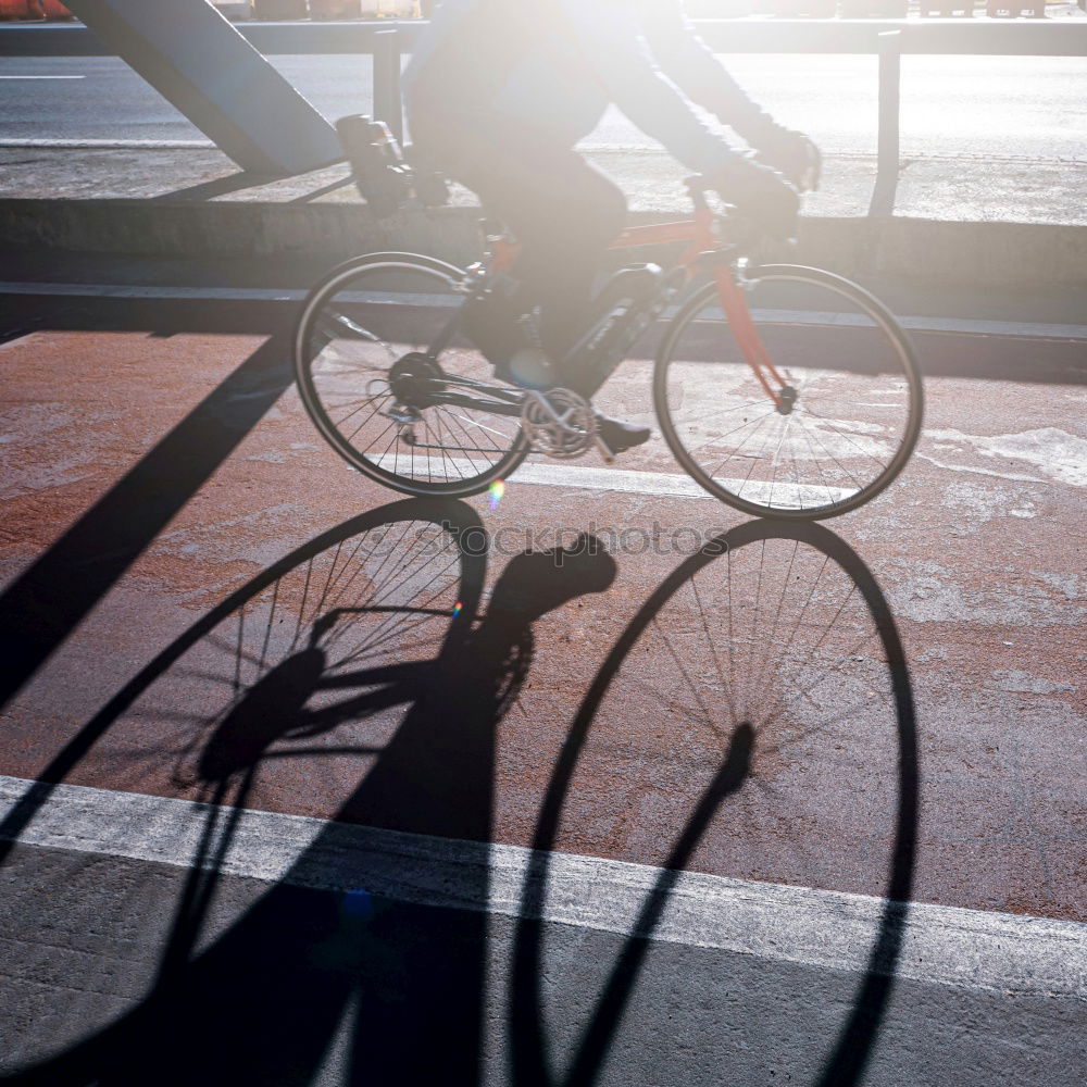 Image, Stock Photo cyclist’s perspective