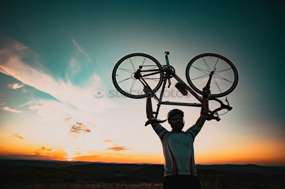 Similar – Image, Stock Photo mountain bike Lifestyle