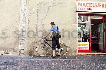 Similar – Image, Stock Photo left bend Weimar Bicycle