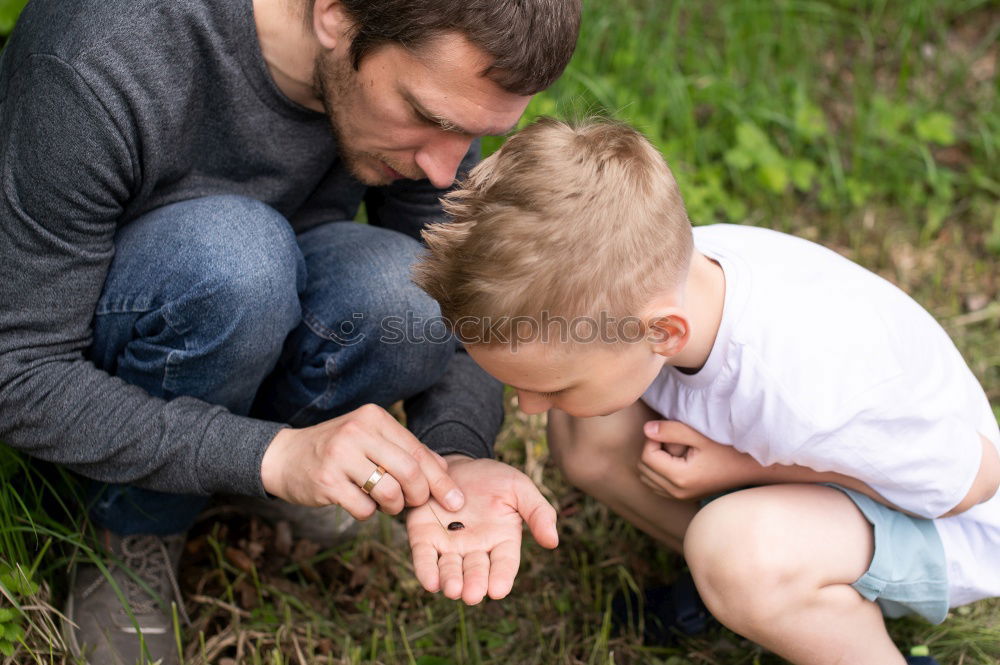 Similar – Image, Stock Photo Woman and child play Joy