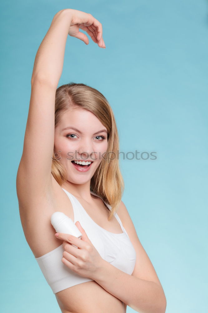 Similar – Image, Stock Photo Girl on the riverbank in pink swimsuit