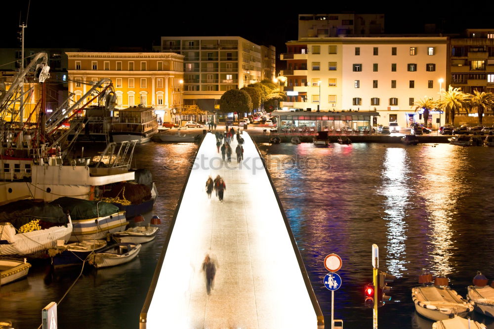 Similar – Image, Stock Photo Yachts in the cannes bay at night.