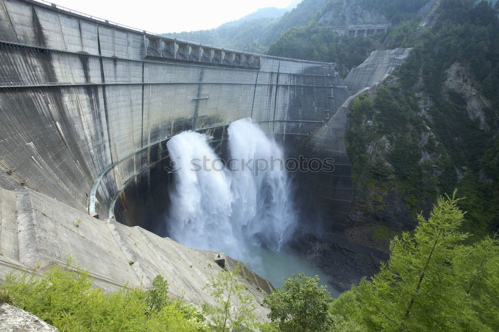 Similar – Image, Stock Photo dam Retaining wall