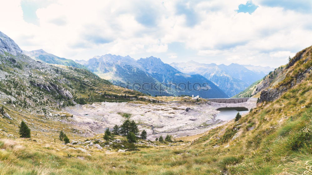 Similar – Image, Stock Photo Alpine road Deluxe