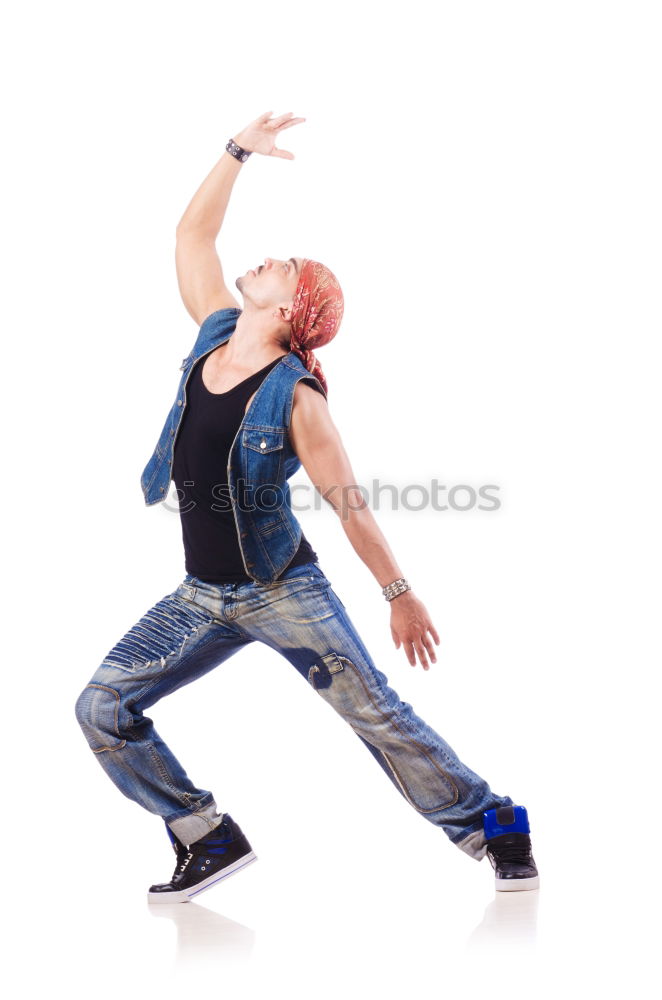 Similar – Female Hip Hop Dancer in Tiptoe Position