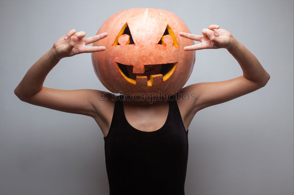 Similar – Pumpkin head jun.