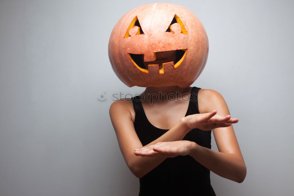 Similar – Pumpkin head jun.